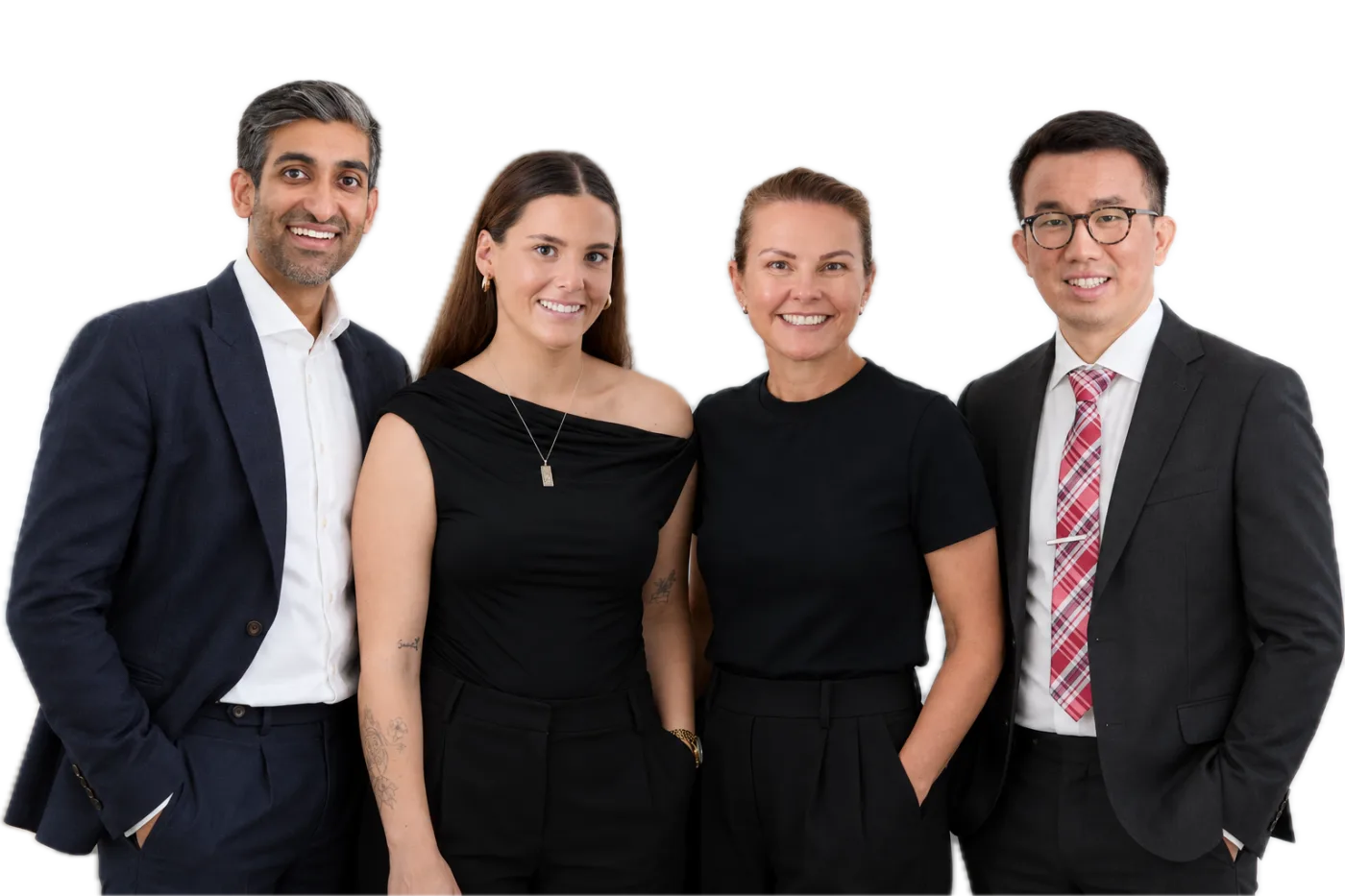 The Hunter Vascular team: Dr Zo Williams, Brooklyn, Melissa and Dr Andrew Ying